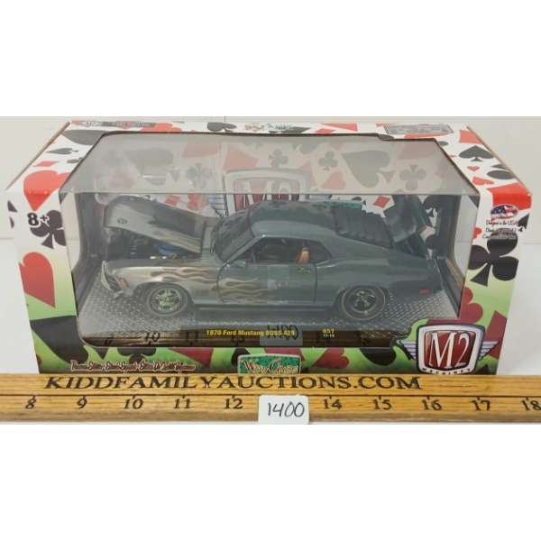 M2 WILD-CARDS 1970 FORD MUSTANG BOSS 429 DIECAST MODEL