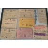Image 2 : QTY OF RATION TOKENS & BOOKLETS IN DISPLAY CASE