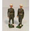 Image 2 : LOT OF 2 - BRITAINS SOLDIERS LEAD FIGURES - NO. 2021 & 2033 U.S. ARMY POLICE & INFANTRY