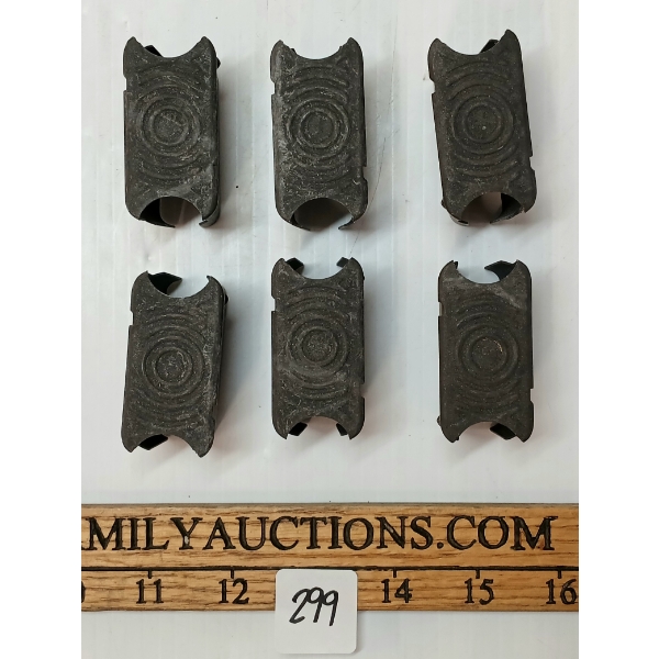 LOT OF 6 - M1 GARAND EN BLOC CLIPS