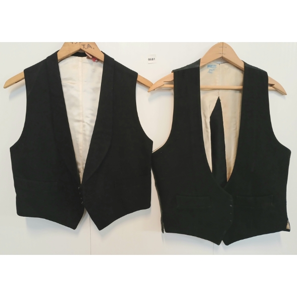LOT OF 2 - DRESS JACKET VESTS