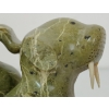 Image 6 : "DANCING WALRUSES" BY ILOOLOO INUTIQ - SIGNED - STONE & BONE