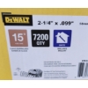 Image 3 : LOT OF 7200 - DEWALT 2 1/4 INCH NAILS - COILED