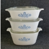Image 4 : LOT OF 3 - CORNING WARE BLUE CORNFLOWER SET