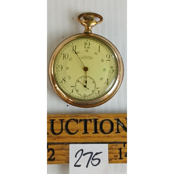 PRIVATE JEWELLER W.E. CRAWFORD POCKET WATCH - 17 JEWELS
