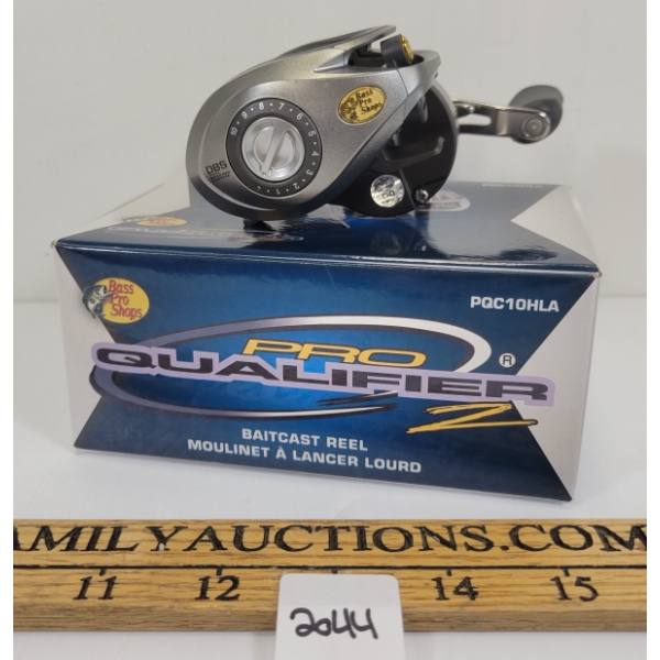 BASS PRO QUALIFIER FISHING REEL - AS NEW