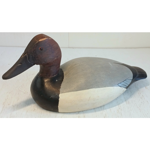 REDHEADED DUCK DECOY - SIGNED