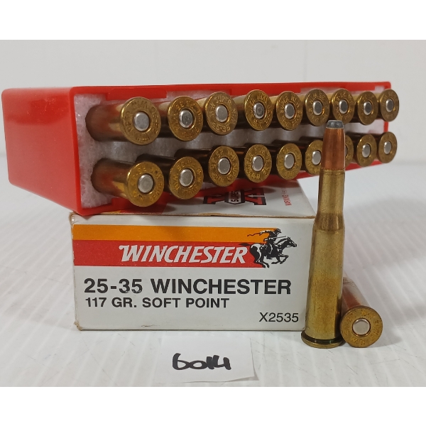 AMMO: 20X WINCHESTER .25-35 WIN - 117GR - SP