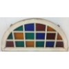 Image 2 : ARCHED STAINED GLASS WINDOW