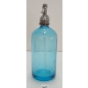 Image 3 : MISSION BEVERAGES - AZUR BLUE ACID-ETCHED - SELTZER BOTTLE