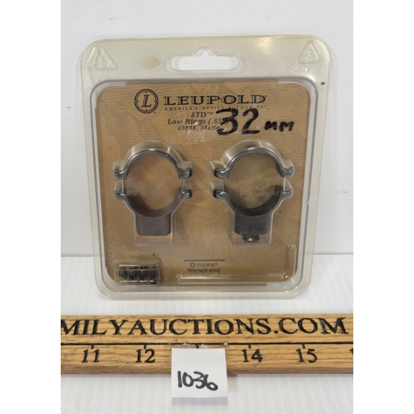 LEUPOLD STD MATTE LOW RINGS