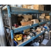 Image 1 : JOB LOT - STEEL RACK W/ CONTENTS