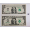 Image 1 : LOT OF 2 - 1976 & '88 U.S. $1 REPLACEMENT BANKNOTES