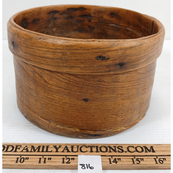 BANDED GALLON DRY GRAIN MEASURE 