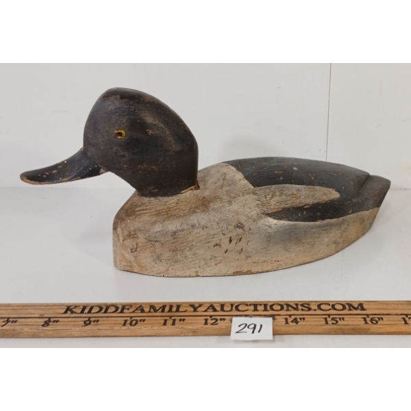 GOLDEN EYED DUCK DECOY