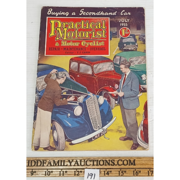 1955 "BUYING A SECONDHAND CAR" - PRACTICAL MOTORIST & MOTOR CYCLIST PUBLICATION