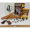 Image 1 : LOT OF 5 - FORSTER-APPELT WAX BULLET KIT, BRAUER BROS PISTOL HOLSTER, SMITH & WESSON GRIPS, ETC 