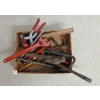 Image 1 : JOB LOT - ASSORTED TOOLS - INCL HAMMER, PRY BARS, SCREW DRIVERS, ETC