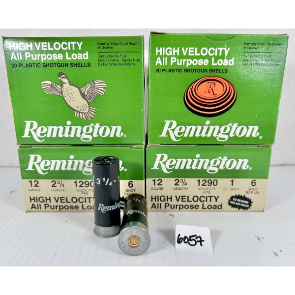 AMMO: 80X REMINGTON 12 GA 2-3/4 IN - #6