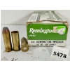 Image 1 : AMMO / BRASS: 18X LIVE & 31X BRASS REMINGTON .44 REM MAG - 180 GR SP