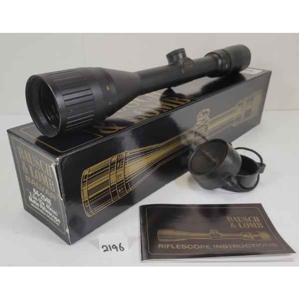 BAUSCH & LOMB BALVAR 2.5-10X40MM SCOPE