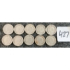 Image 2 : LOT OF 10 - 1952 CDN 10 CENT COINS