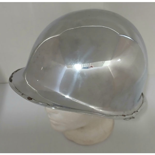 CHROME HELMET NO.139A W/ INSERT