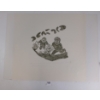 Image 2 : 1975 "TUNGAK RUNNING AFTER A MAN" BY DAVIDIALUK POVUNGNITUK - PRINT