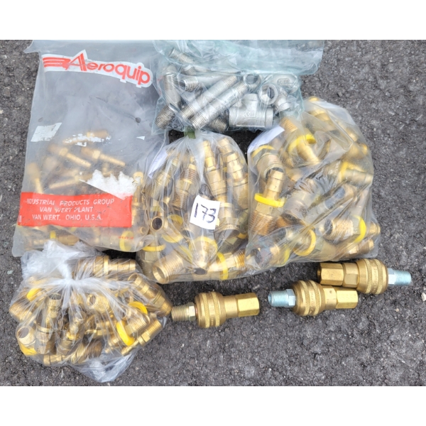 AREOQUIP BRASS PUSH ON FITTINGS