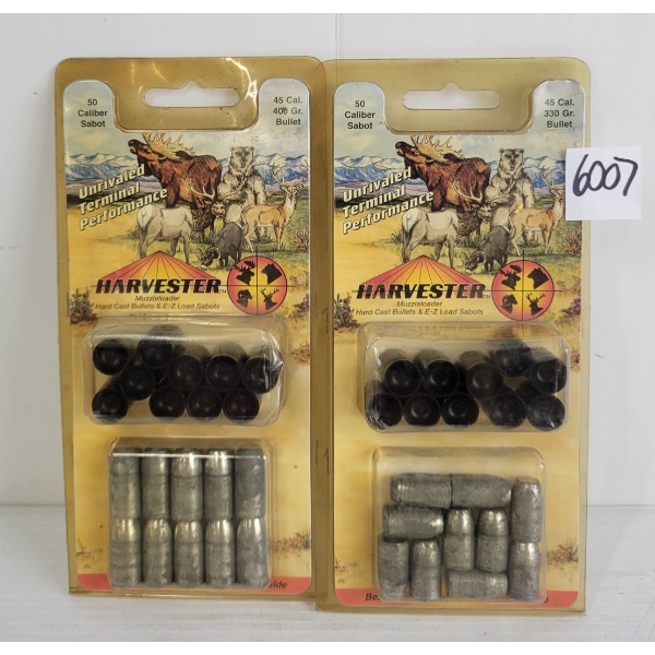BULLETS: 20X HARVESTER .50CAL SABOTS & .45CAL 330GR BULLETS