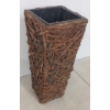 Image 1 : WICKER LOOK PLANT URN