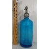 Image 2 : FRANCO AMERICAN BOTT. CO NEW YORK REGISTERED - COBALT BLUE ACID-ETCHED - SELTZER BOTTLE