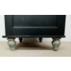 Image 9 : ENTERTAINMENT CABINET - BLACK PAINTED WOOD