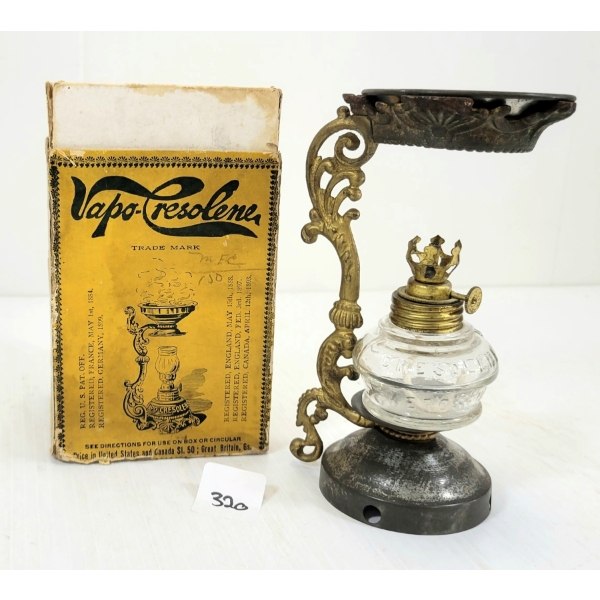 VAPO-CRESOLENE VAPORIZER - CIRCA 1890 - 1910