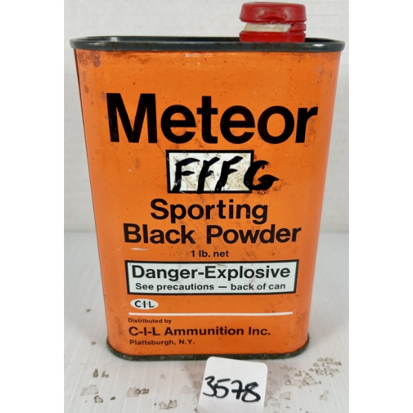 POWDER: APPROX 3/4 LB CIL FFFG BLACK POWDER