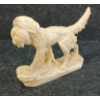 Image 1 : A. SANTINI HUNTING DOG SCUPLTURE - SIGNED