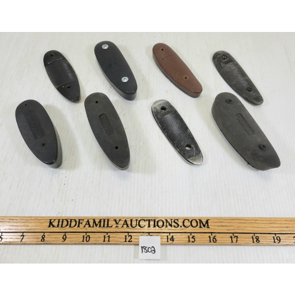 LOT OF 8 - BUTTPLATES & RECOIL PADS - INCL REMINGTON