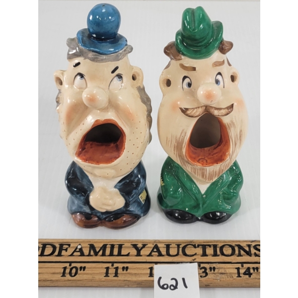 LOT OF 2 - CERAMIC SMOKERS