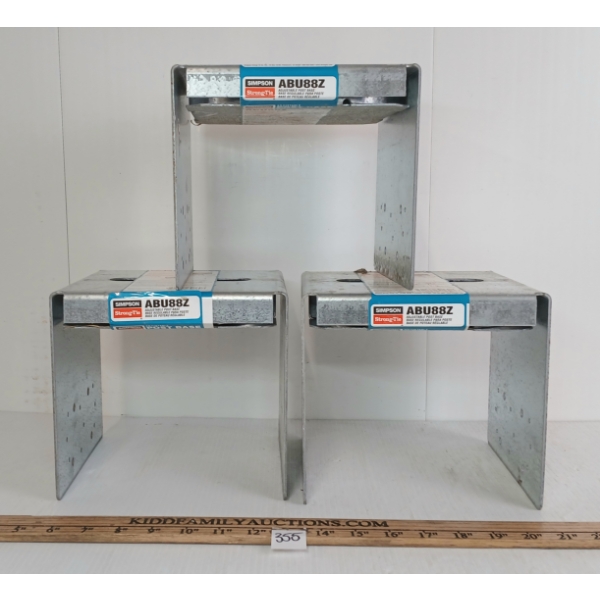 LOT OF 3 - SIMPSON STRONG-TIE ADJUSTABLE POST BASES