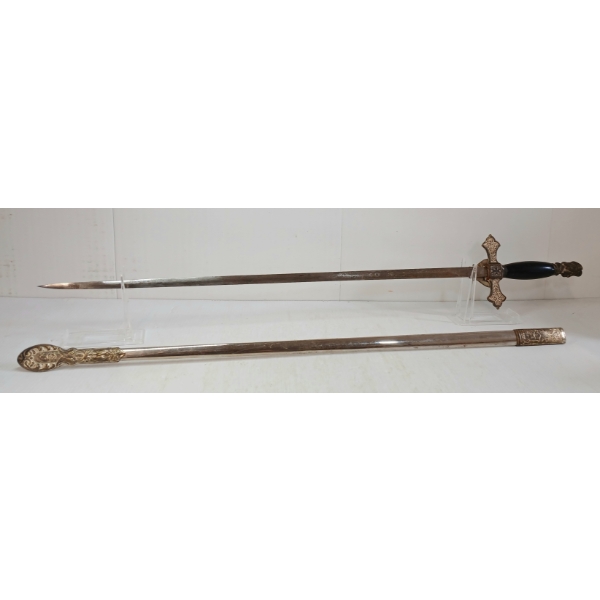 KNIGHTS OF COLUMBUS CEREMONIAL SWORD W/ SCABBARD