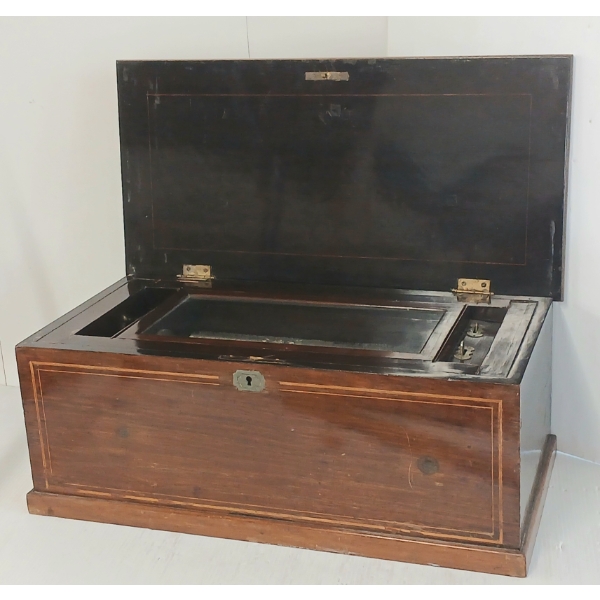 SWISS CYLINDER MUSIC BOX - 19TH CENTURY