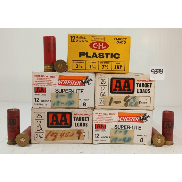 AMMO: 125X MIXED 12GA - 2 3/4IN - #7 1/2 & 8 SHOT