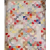 Image 1 : SPOOL PATTERN COTTON SCRAP QUILT