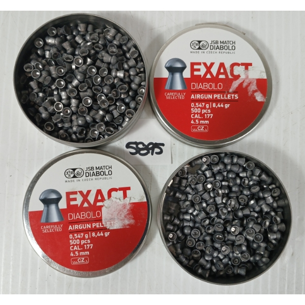 PERCUSSION CAPS: APPROX 700X EXACT DIABOLO .177 - AIRGUN PELLETS