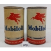 Image 3 : LOT OF 2 - MOBILOIL QT CANS