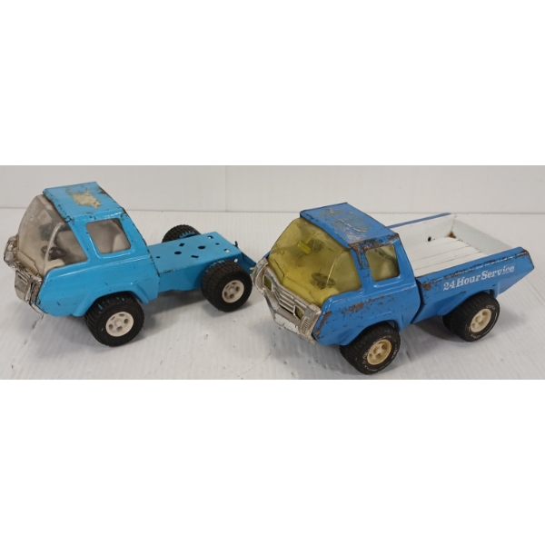 LOT OF 2 - TONKA PRESSED STEEL TRUCKS