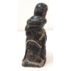 Image 6 : WOMAN PULLING ARCTIC CHAR - SIGNED - STONE