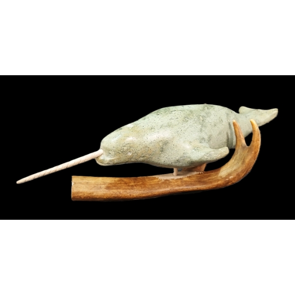 "NARWHAL" BY A.P. EETUK - ANTLER & STONE