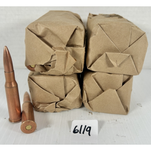 AMMO: 80X 7.62X54 R - MILITARY FMJ