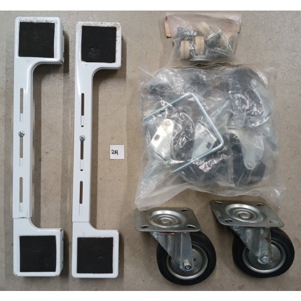 QTY OF DOLLY CASTER WHEELS & PARTS